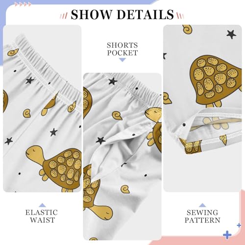 Cute Turtle Star Boys Pants for Kids Jogger Pants with Pockets S-XL4