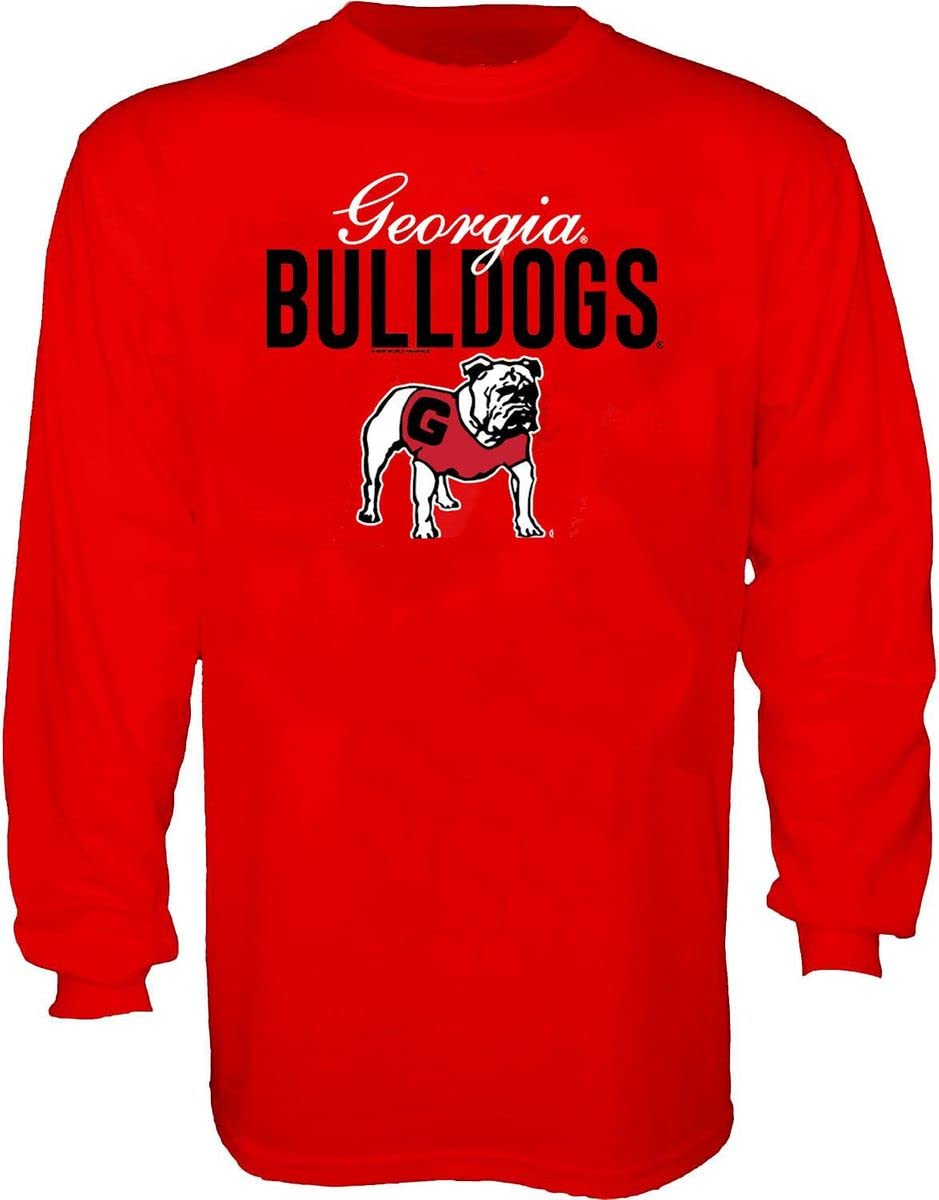 Georgia Men's Red Best Dawg Long Sleeve T Shirt