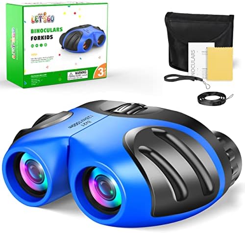 LET'S GO! Toys for 3-12 yrs Old Girls, Kids Binoculars Presents for 3-12 Year Old Boys Girls Toys for Girls Age 3-12 Birthday Gifts for 3- 9 Year Old Girls Toys for Kids
