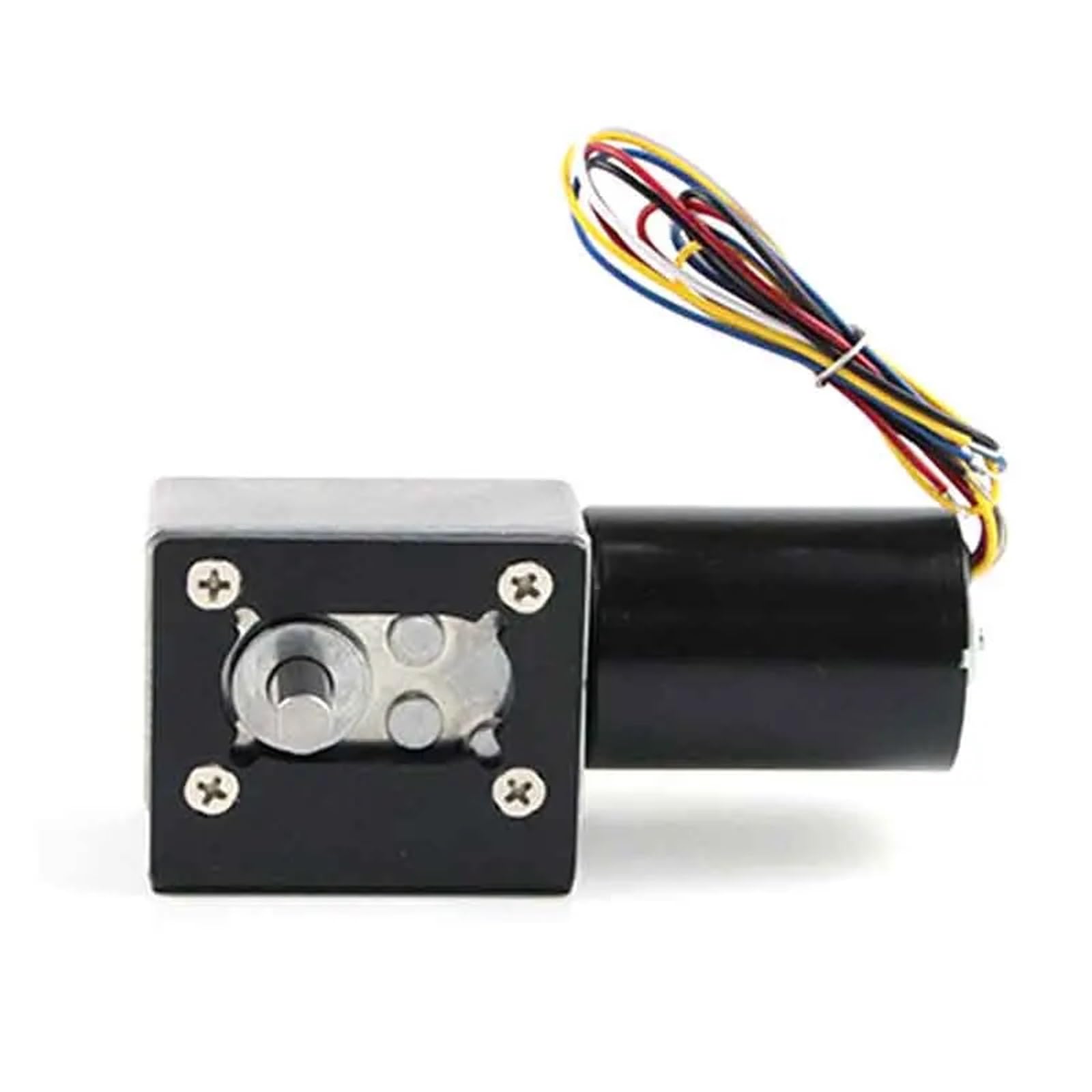 Mikrosilnik ślimakowy DC bezszczotkowy o wysokim momencie obrotowym 12V/24V Kompaktowy reduktor kątowy RC bramy przesuwne A5840-3650(silnik i uchwyt, 80R-24V)