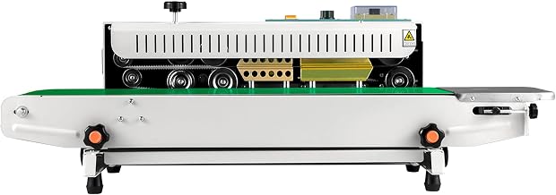 VEVOR FR-900 Continuous Band Sealer, Automatic Horizontal Band Sealer 110V, Continuous Sealing Machine Temperature Control, Bag Sealer Machine for PVC,Bags & Films