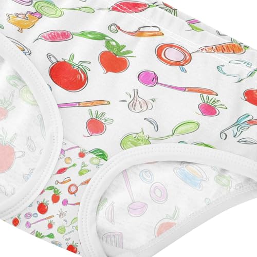 Cooking Ingredients Tomatoes Toddler Girls's Underwear 2T 202c13174