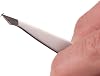 Faude combination tweezers - pointed tweezers for splinters and eyebrow tweezers for ingrown and fine hairs in one (stainless steel)