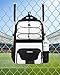 COMECOI Softball Bag, Lightweight Baseball Backpack with Shoes Compartment, Baseball Bat Bags with Fence Hook for TBall Bat & Equipment, for Batting Mitten, Helmet, for Girls, Boys, Youth, Adults