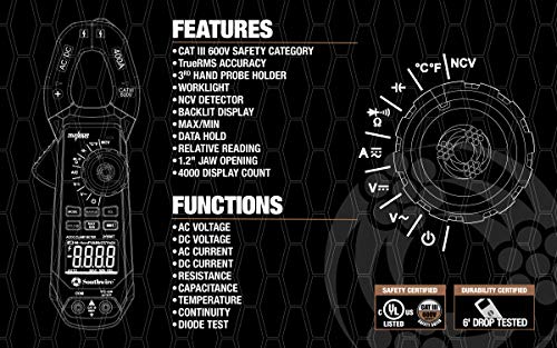 Southwire Clamp Meter - True RMS Accuracy -5