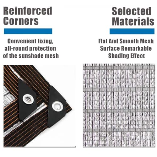 Couverture d'ombrage extérieure durable avec maillage renforcé - 5