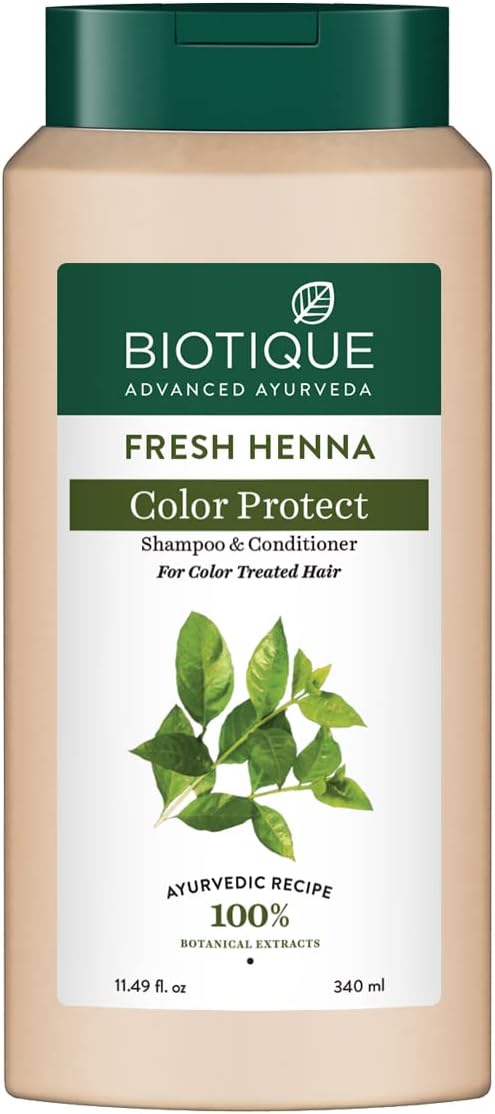 Bio Henna Leaf Fresh Texture Shampoo & Conditioner, 340 ml, Multi