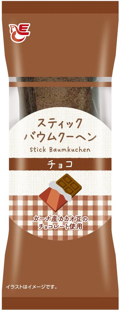 Amazon | エースベーカリー スティックバウム チョコ 1個×8袋 | エース