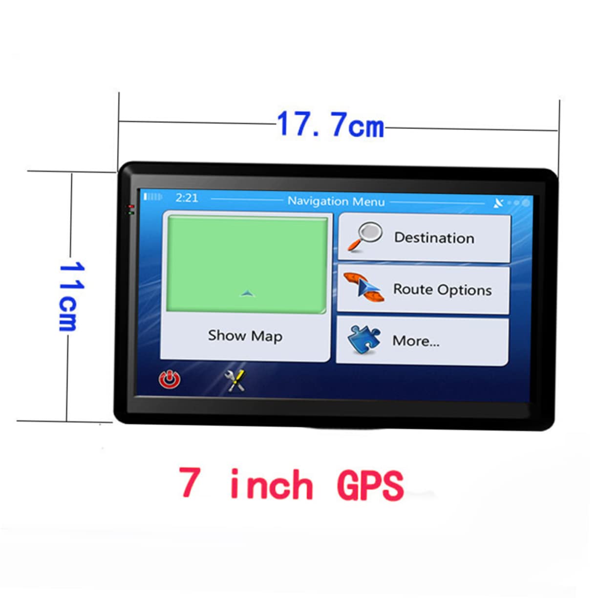 SEWACC 8g Auto-navigationssystem LKW-GPS Touchscreen LCD-anzeige