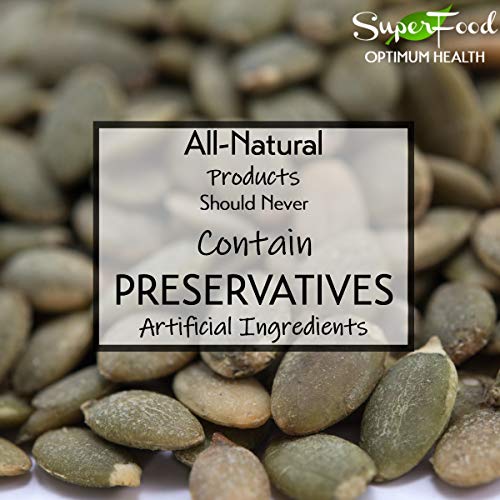 Gerbs Unsalted Roasted Pumpkin Seed (Pepitas) Kernels No Shell 4 Lbs., Top 14 Allergy Free Foods, Healthy Superfood Snack, Non Gmo, Dry Roast, No Oils, No Preservatives, Resealable Bag, Gluten Free, Peanut Free, Vegan, Keto, Kosher #TOP5