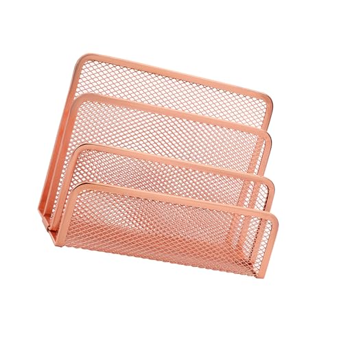 デスクトップファイルソーターオーガナイザー3コンパートメントメタルメールソルタースペース保存デスクブックマガジンスタンド173x80x135mmオフィスデスクアクセサリー