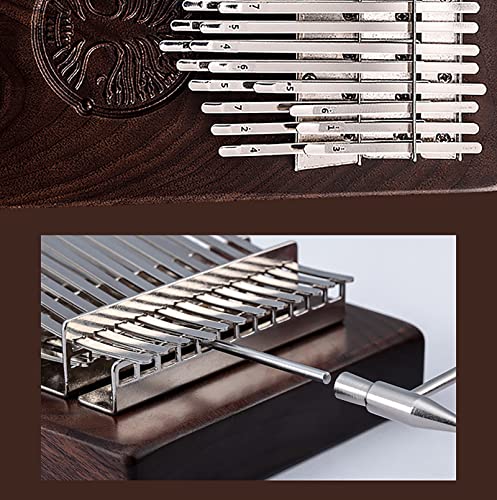 LEOSHI 24/34 Noyer Noir Kalimba Piano À Pouce Clé, Corps Piano À Doigt du Poche, Clavier De Percussion des Doigts avec… - Les Beatles, Paul McCartney, John Lennon, RIngo Starr, George Harrison LEOSHI 24/34 Noyer Noir Kalimba Piano À Pouce Clé, Corps Piano À Doigt du Poche, Clavier De Percussion des Doigts avec… – Image 4