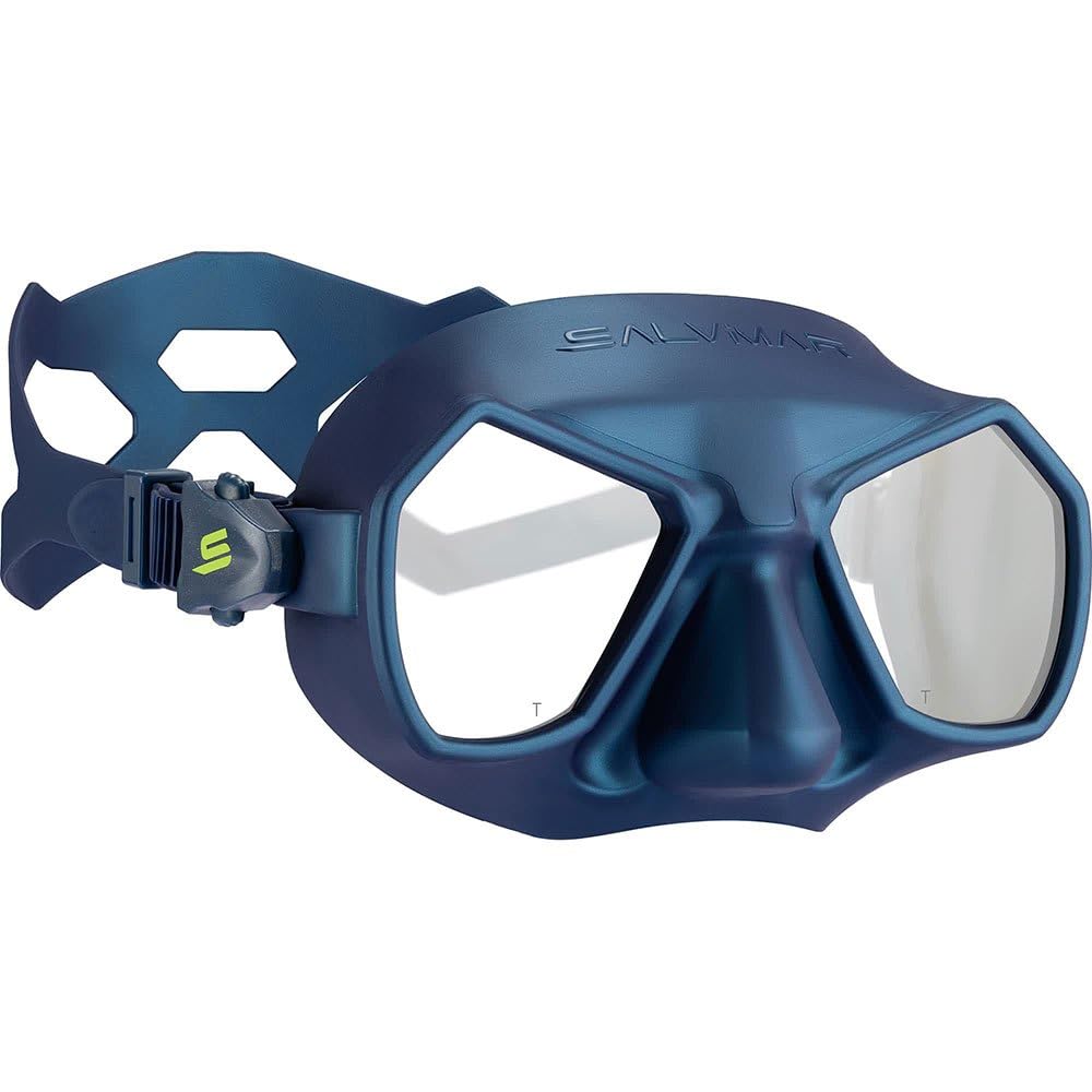 SALVIMAR Hathor Unisex Adult Face Mask, Shiny Blue