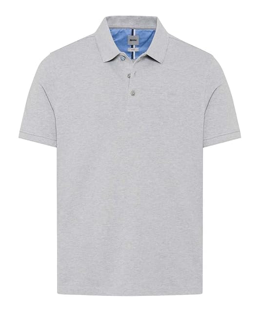 BRAX Koszulka polo Mężczyźni Style Pete Hi-flex Pique Pima Cotton Basic