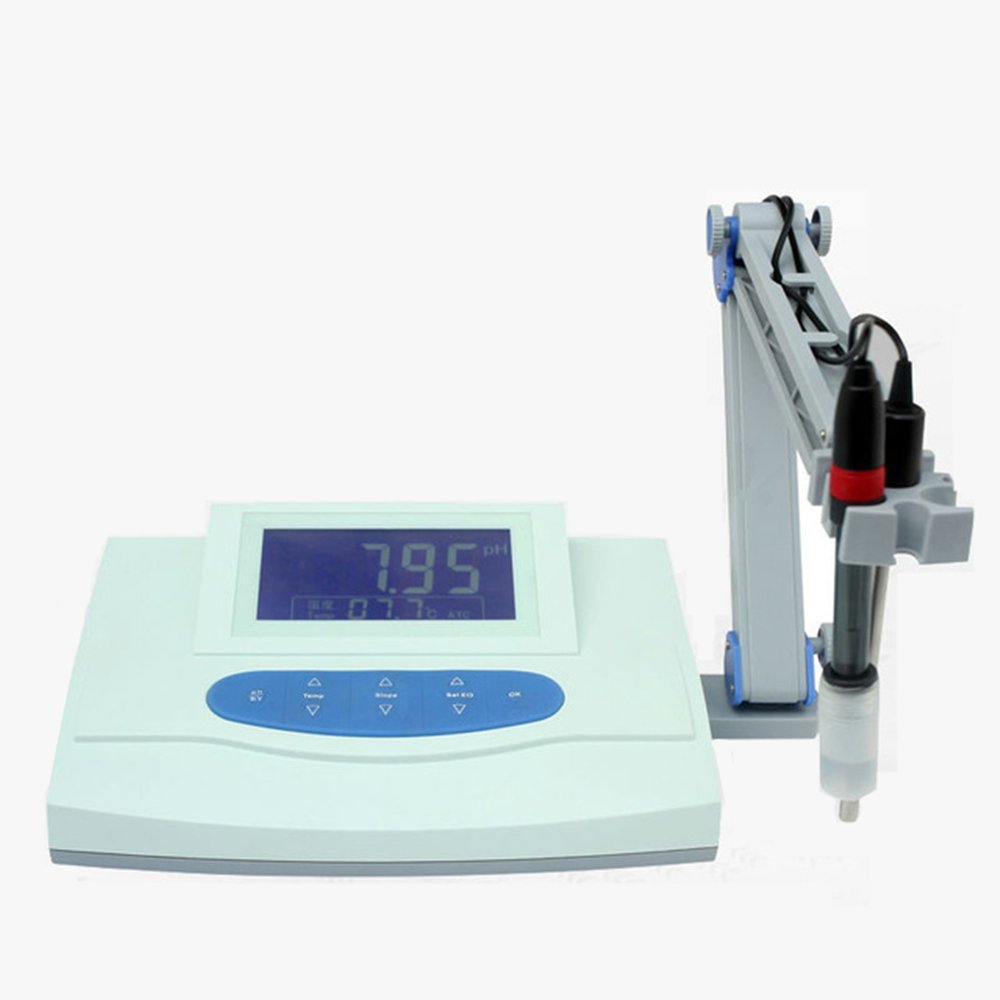 CGOLDENWALL - Misuratore di acidità da tavolo di laboratorio ad alta precisione PH Tester display digitale PHS-3C/PHS-25/PHS-3CB/PHS-3CU