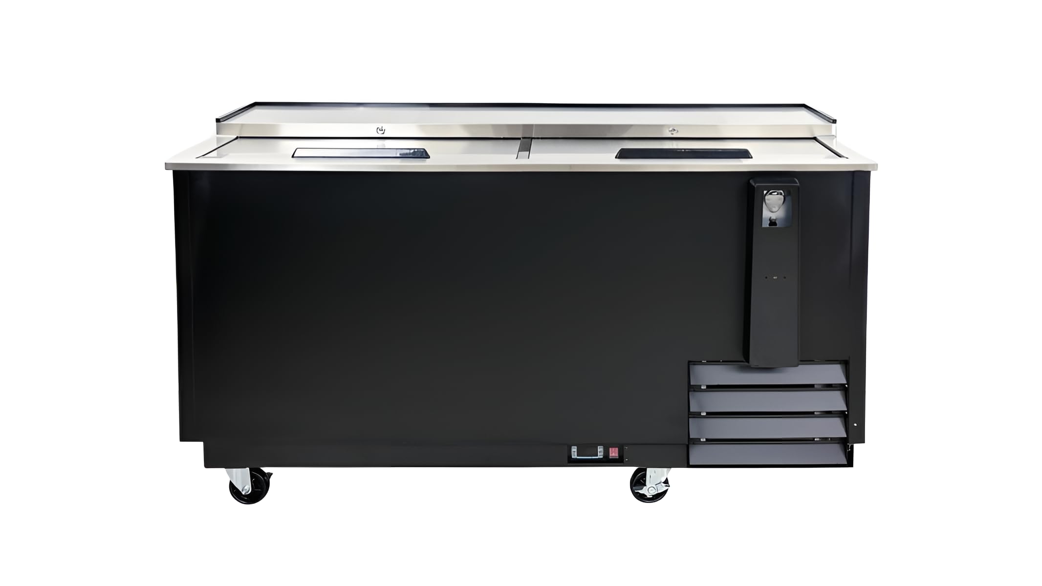 Elite Kitchen Supply Commercial ETL NSF Back Bar Beer Bottle Cooler Refrigerator, 65