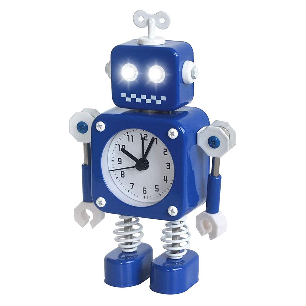 Amazon.com: Robot Alarm Clock, Stainless Metal Desktop