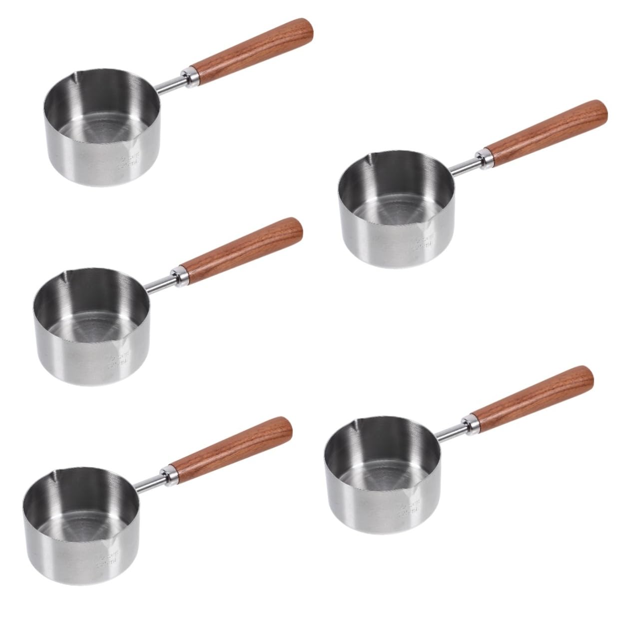 YARNOW 5 Pièces Cuillère De Nourriture Pour Tasse À Mesurer Cuillère Pour La Nourriture Pour Pour La Pour Réutilisable Échelle À