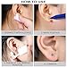 Ear Piercing Kits Disposable Ear Piercing Gun Kits No Pain Easy Use Ear Piercing Gun Kit Tool with Multi-Sized Gold Silver CZ Earring Studs (Silver- Black)