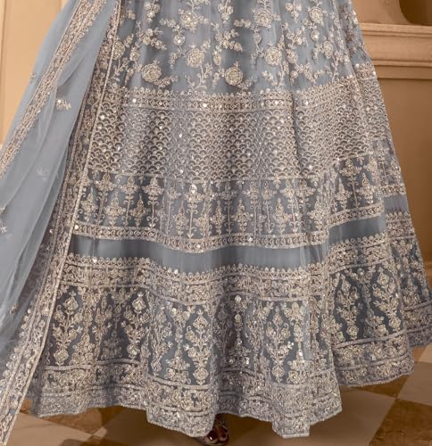 Delisa Indian/Pakistani Bollywood Party Ready to Wear embroidered Anarkali Gown Dress Suit Salwar Kameez For Women DF-71724