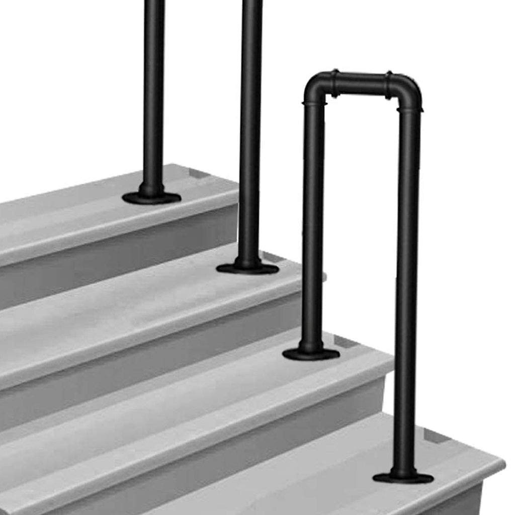 Piquet de main courante en U pour escalier | Rails à main de porche extérieur 2-3 marches