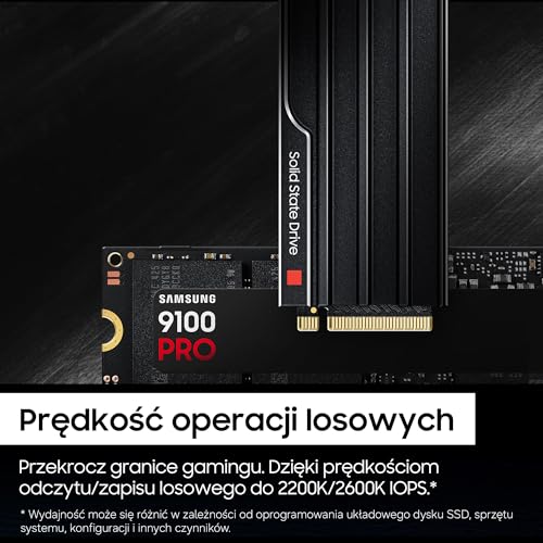 Image of Samsung SSD 9100 PRO 1TB, PCIe 5.0x4 M.2 2280, Seq. Read Speeds Up to 14,800MB /s, Best for AI Computing, Gaming, and Heavy Duty Workstations (MZ VAP1T0B)