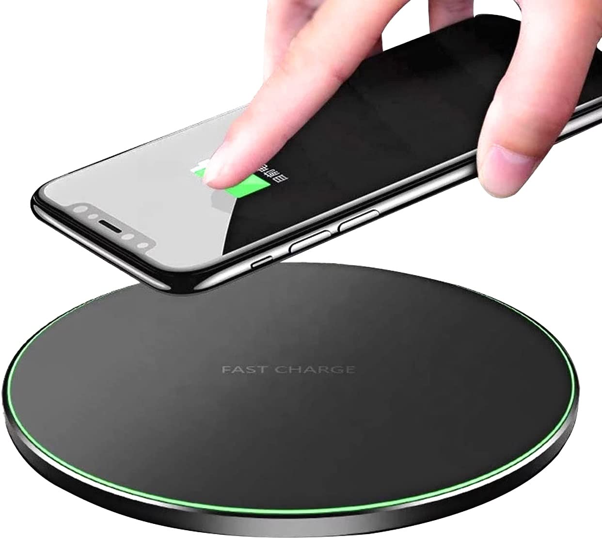 USB Wireless Charger Super Fast Slim Rapid Charge For Apple iPhone & Samsung Galaxy