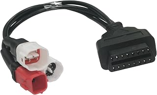 3-in-1 OBD2 Diagnostic Adapter Cable for Kline Euro5-16pin to OBD 3pin+4pin+6pin - Compatible with Motorcycle Honda CRF KTM Yamaha