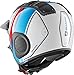 Shark X-Drak Terrence WBR - Casco de Moto, Color Blanco, Azul y...