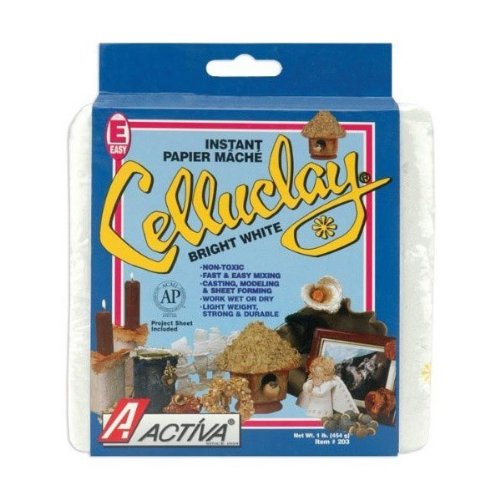 Celluclay Ii Paper Mache White 1Lb
