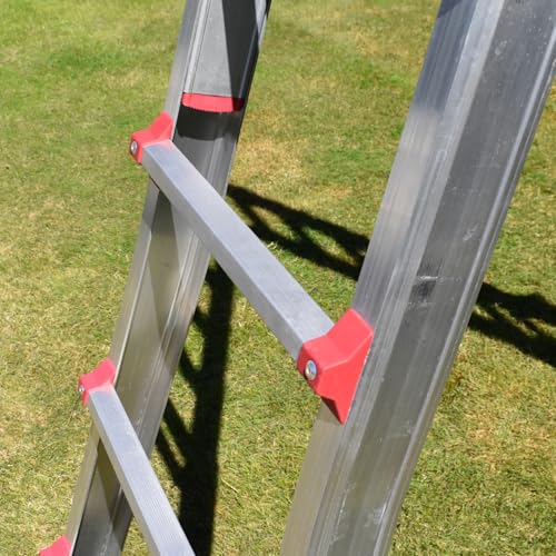 BPS Telescopic Multi Purpose Ladders | Aluminium Ladder | EN131 | Step Stair Ladder | Easy Use (3.00m) 4 BPS Telescopic Multi Purpose Ladders | Aluminium Ladder | EN131 | Step Stair Ladder | Easy Use (3.00m) - Image 4