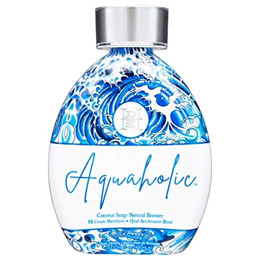 Ed Hardy Tanning Aquaholic - Coconut Surge Natural Bronzer Tanning Lotion 13.5 oz.