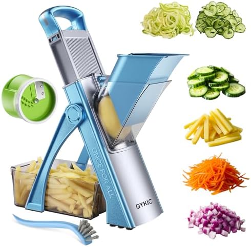 Upgrade Safe Mandoline Slicer for Kitchen, Vegetable Chopper Food...