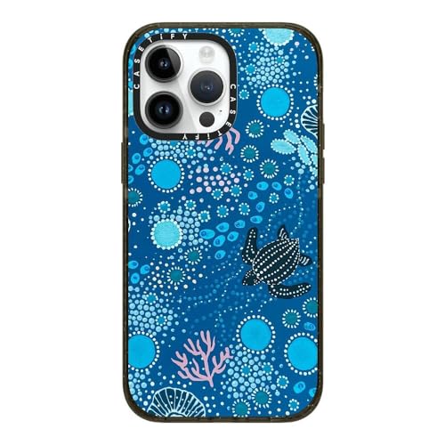 Coque iPhone 14 Pro Max CASETiFY Impact noir transparent compatible MagSafe