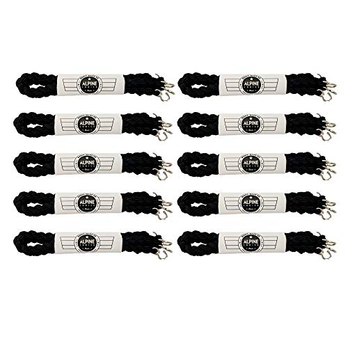 10 Black Military Boot Bands - Blousing Straps Military Grade for USMC, Air Force, Army and More; Military Boot Straps to Make Your Pants Tight Against Your Boots; Boot Bands Military Standard Size