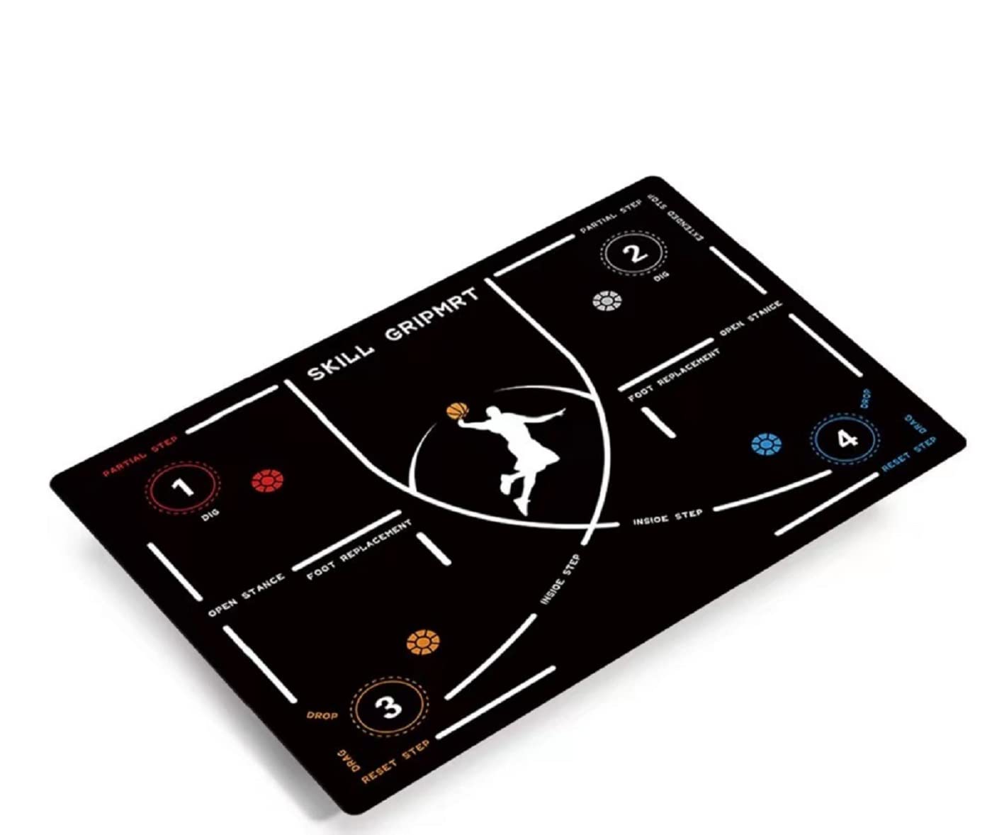 Tappetino Da Basket Per Allenamento - Antiscivolo E Silenzioso, 120x86 Cm - Foto 10