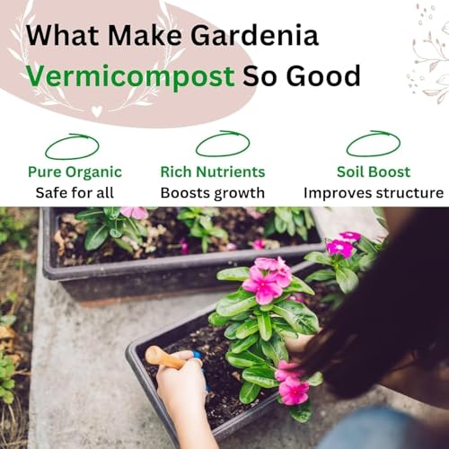 Image of Amazon Brand - Nalla Nutrient Rich Organic 10 Kgs Vermicompost Fertilizer Manure for All Plants & Vegetable Garden, Indoor & Outdoor, Home Gardening Export Quality (Vermicompost 10 Kgs)