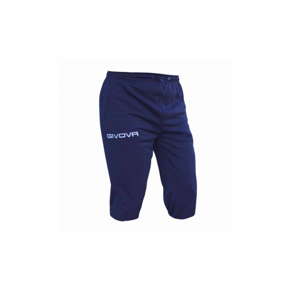 Givova, pants knee pad lenght givova one, blue, L