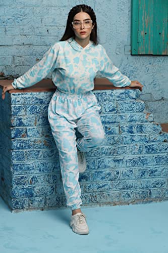 Image of GRECIILOOKS Co Ord Set for Women | Co Ord Set for Women Stylish |Printed Lycra Co Ord Set for Women | Travel Co Ord Set for Women | Full Sleeve