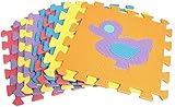 Material: Las alfombras puzzle infantiles hechas de espuma EVA antideslizante, agradable para la piel y no contaminante es un producto de marca premium.