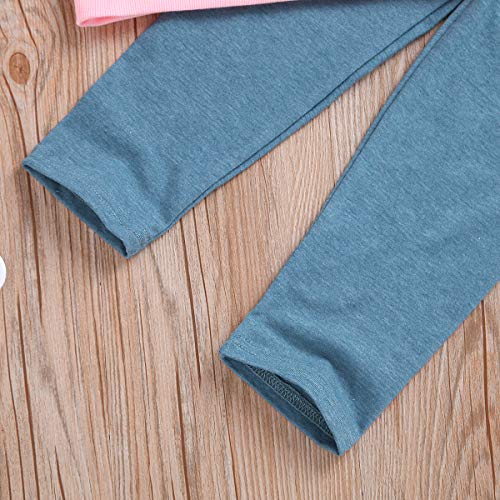 Image of CM C&M WODRO Toddler Girls Clothes Winter Warm Long Sleeve Tops+Long Pants Set