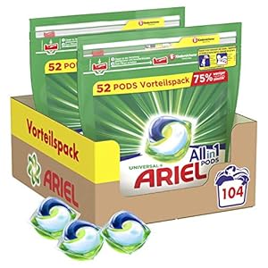 Ariel All-in-1 PODS 104 Waschladungen Vorteilspack