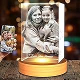 Picture of Emoragifou 3D Crystal Photo, Customized Gifts for Women, Personalized Birthday Gifts for Men, Mom, Her, Him, Husband, Anniversary Memorial Gift, 3D Picture in Crystal