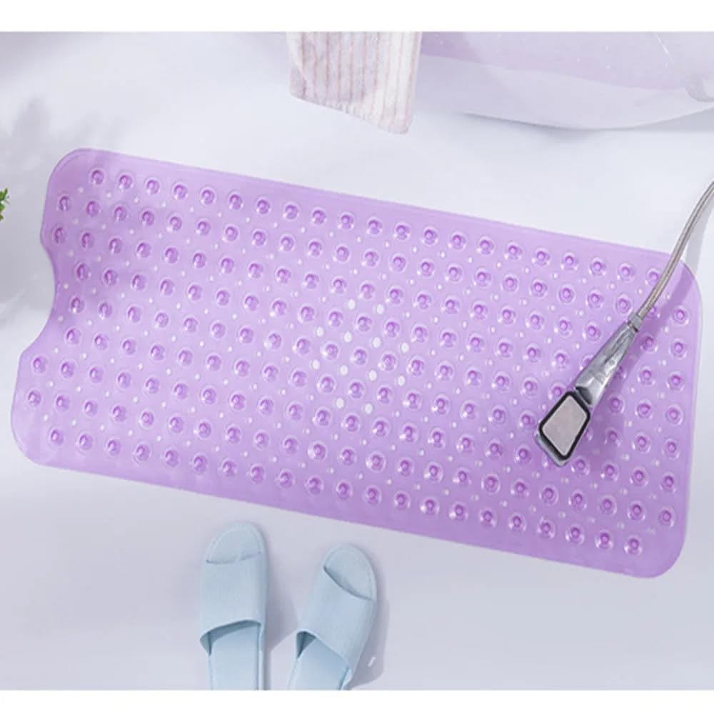Bathtub Mats Anti-Skid Color Shower (Purple)