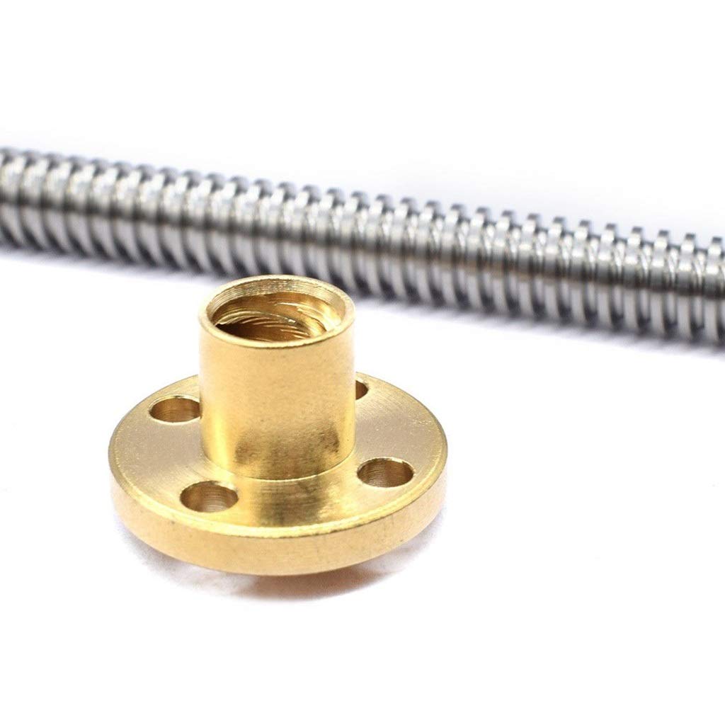 Trapezgewindespindel, Steigung: 2 mm Trapezspindel-Gewindestange(300mm)