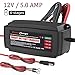 Produktbild BMK Kfz-Ladegerät, 12 V, 5,0 vollautomatisches Batterieladegerät, für Auto, Boot, Rasenmäher, Sealed Blei-Säure-Batterie, 3-in-1 Akku-Ladegerät, Wartung und Reparatur  UK-Stecker