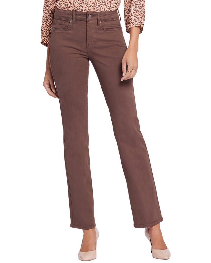 NYDJ womens Marilyn Straight Denim jeans, Black Bdm, 12 US — view 55