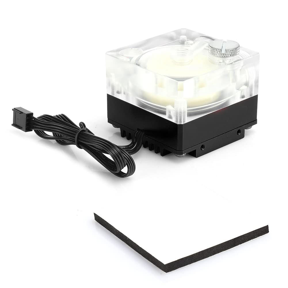 Pompa Acqua PC SC-P67B Zunate - Raffreddamento A Liquido 12V PWM G1/4 Con LED Blu - 3