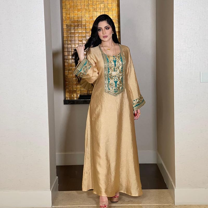 Djellaba Femme Qualité Premium - Caftan 1 Pièce - Sublime Djellaba Portable Comme Une Abaya