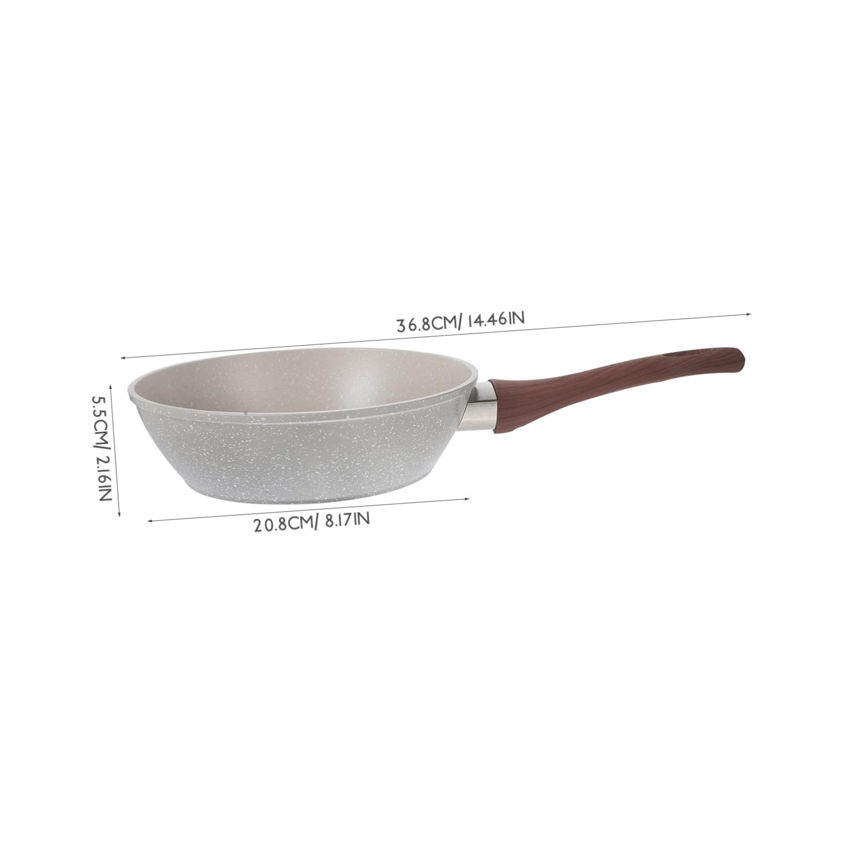 Cabilock Sartén Antiadherente de Piedra Medicinal Plancha para Huevos Sartén Antiadherente para Desayuno